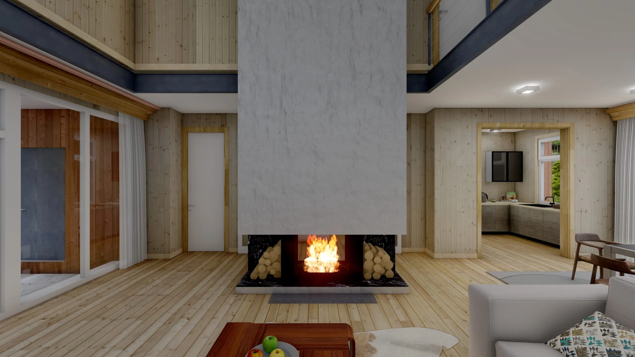 Open and Inviting Living Space