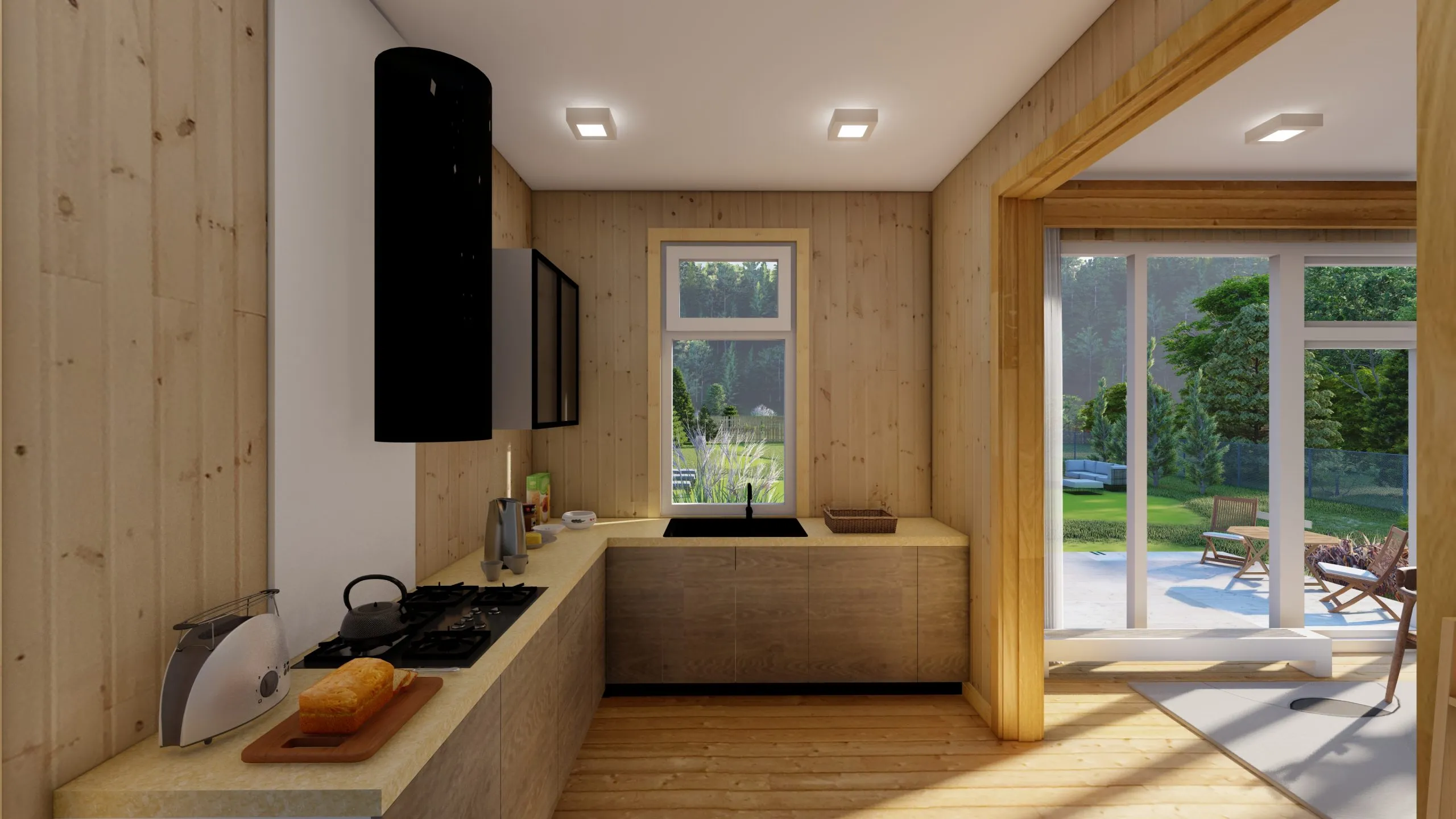 Bright and Functional Kitchen