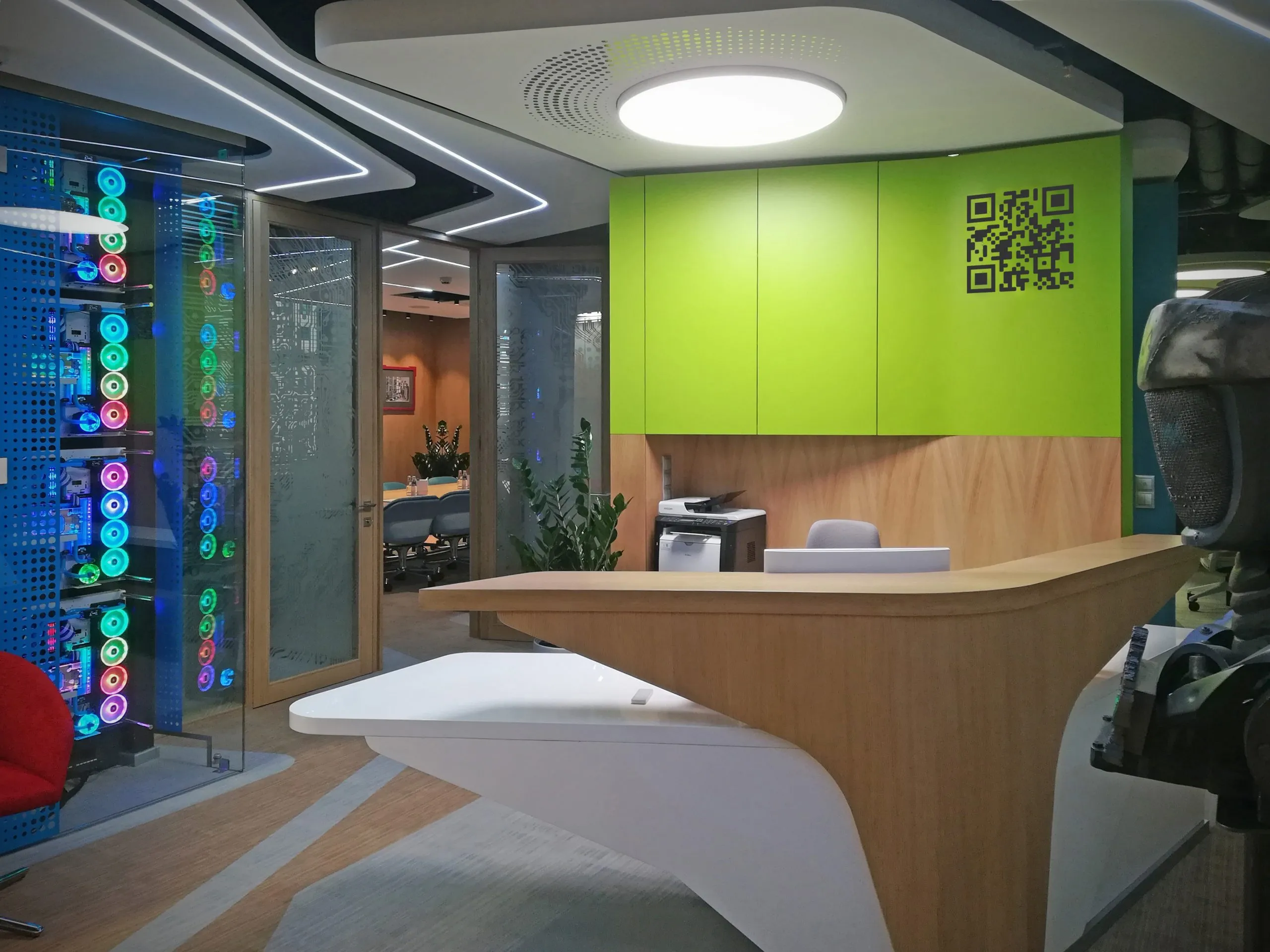 Reception desk