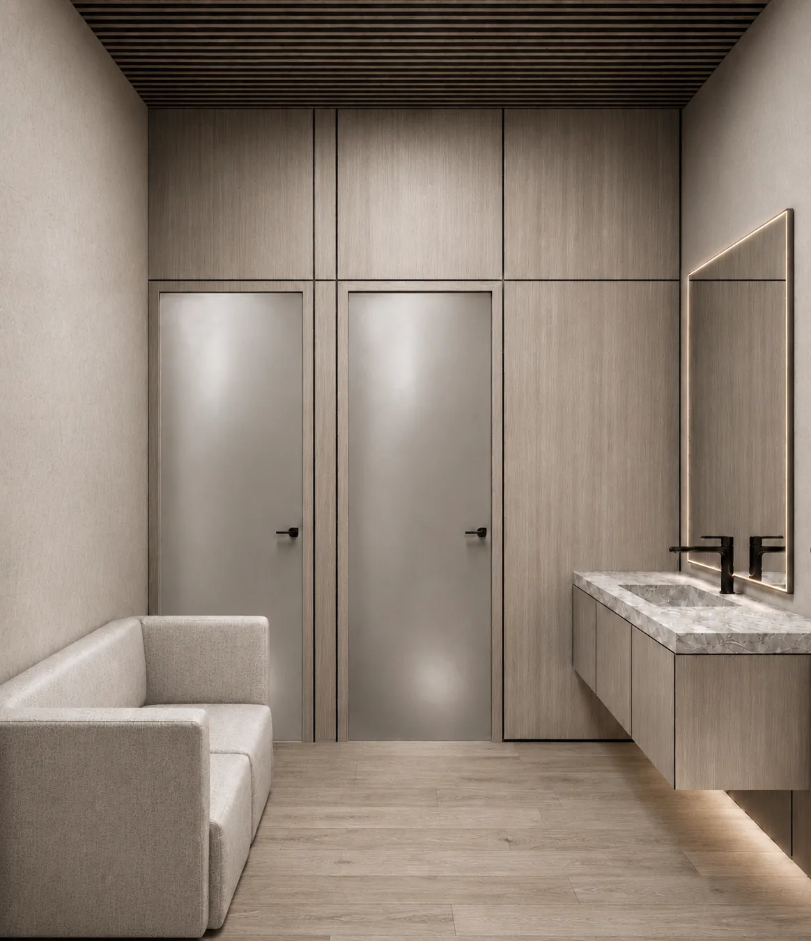 Private changing room